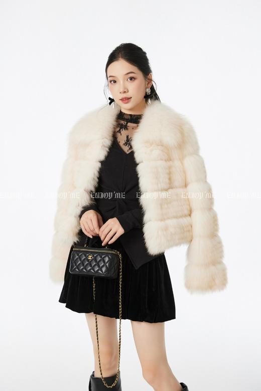 【门店同款】ENJOY冬季“暖冬软糖”雪融奶芙皮草外套 167696169 商品图1