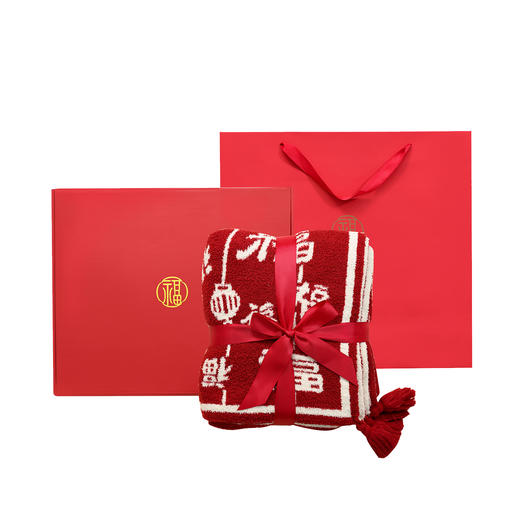 来自紫禁城的祝福【买即享价值168元：苏叶堂非遗手捏瓷花香薰礼盒】上新了 故宫文创 新潮吧宫 百福毯/百喜毯 精美礼盒包装 新婚礼物/生日礼物/圣诞新年礼物 商品图6