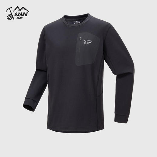 OZARK奥索卡男款圆领长袖T25年秋冬款百搭保暖OAGMT532111 商品图0