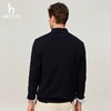 D110419秋冬新品男士上衣纯色长袖针织开衫拉链保暖外套 商品缩略图9