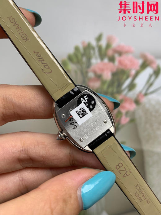 AF卡地亚Baignoire浴缸系列 女士石英腕表 高端美洲鳄鱼皮表带版 商品图5