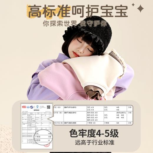 女童加绒卫衣秋冬款2025新款儿童保暖上衣冬季加厚一体绒大童衣服 商品图3