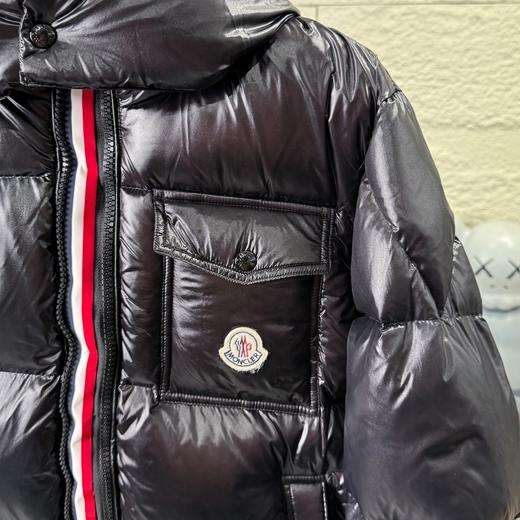 D110407彩虹条双拉链男女款羽绒服情侣保暖加厚外套 商品图3