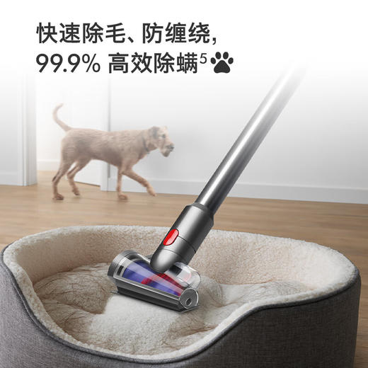 戴森（DYSON）V15 Detect Fluffy智能高端吸尘器 LCD智能数显 230AW强劲吸力 除螨除尘 车载可用 蓝镍色 商品图3