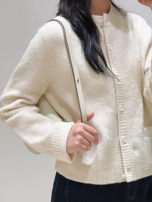 【高品质私服】【IC牦牛绒圈圈纱针织开衫】开衫样式，气质温和知性，简洁剪裁G1192-CC【无标出货 介意慎拍】 商品图6