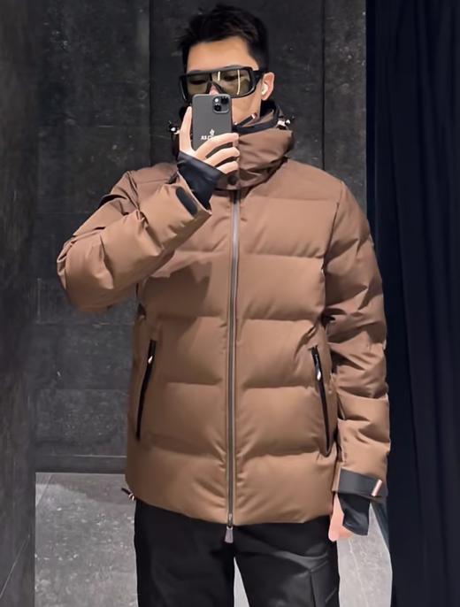 蒙口滑雪服男Montgetech高端男士短款羽绒夹克外套 商品图0