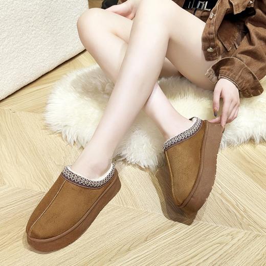 【加购两双到手79.9元】Cade Konty 冬款加绒雪地靴半拖/勃肯鞋 加绒保暖 轻便舒适 商品图5