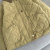 D110405新款卡其色拼接衣领儿童棉服外套女宝款 商品缩略图2