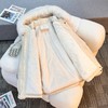 雀说派克服女新款大毛领女派克服时尚百搭加绒一体外套AL2212 商品缩略图3