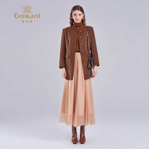 【驼绒】乔万尼大衣女秋冬100%驼绒高级感新款毛呢外套ET4A002 商品图3
