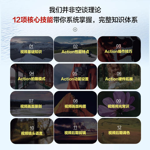 大疆Osmo Action4/5Pro Vlog拍摄剪辑完全攻略 大疆action运动相机教程书vlog短视频拍摄剪辑 商品图1
