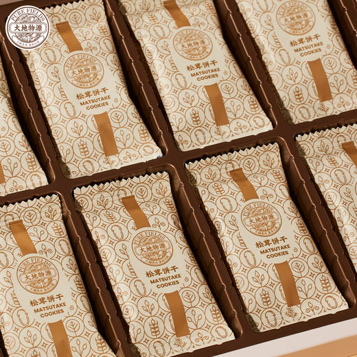 大地物源云南特产松茸饼干曲奇卡通款伴手礼零食下午茶礼盒160g/盒 商品图1