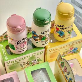 (包邮)花伴森bablov双饮保温杯550mL嘟嘟杯（四种颜色）