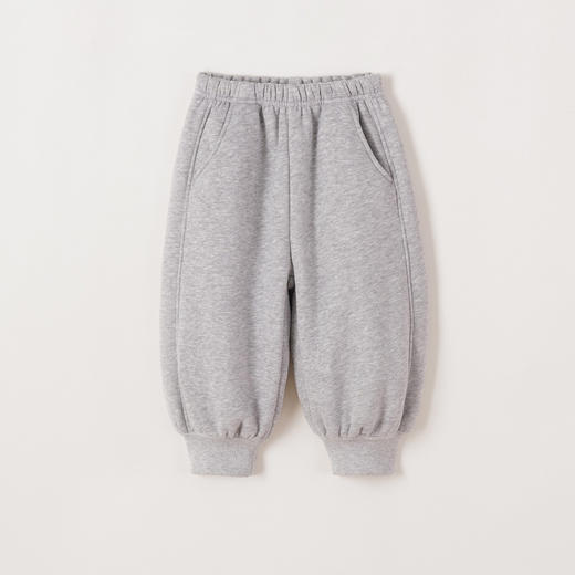 [加厚长绒]马克珍妮男女童保暖百搭运动束脚裤宝宝裤子冬装551789/552112 商品图2