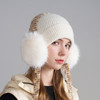 卡蒙绵羊毛耳帽一体亲肤针织帽KM-9691 商品缩略图4