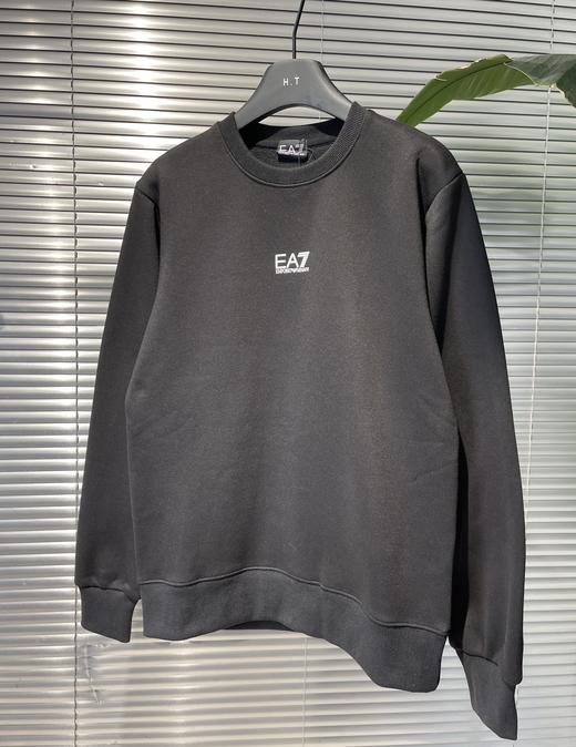 D110423秋冬男士加厚加绒保暖圆领印花重磅卫衣 商品图1