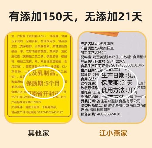 小虎皮蛋糕｜60%鲜鸡蛋液和面 不添加一滴水 入口焦香弹嫩 清甜可口 松软如云 早餐/配茶/空口吃都超满足 大人小孩都能放心吃 商品图5