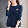 休闲长袖t恤女士打底衫秋冬大码可外穿2026新款宽松显瘦圆领上衣 商品缩略图2