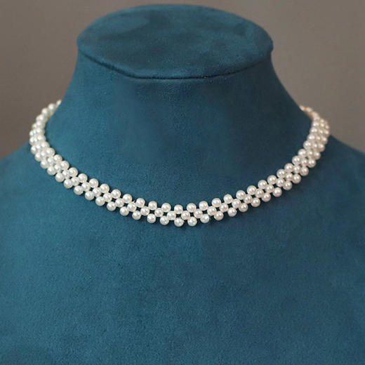 【宏艺珠宝】织梦系列·编织颈链·珍珠项链 商品图1