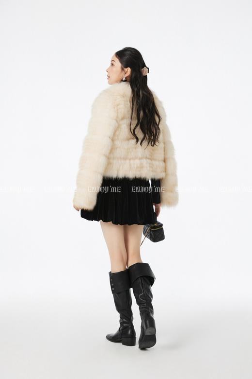【门店同款】ENJOY冬季“暖冬软糖”雪融奶芙皮草外套 167696169 商品图5