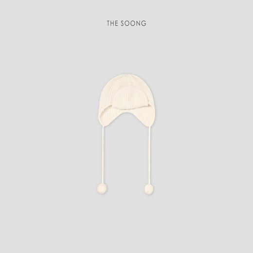 THESOONG|‘出行必备’100%纯羊毛保暖御寒挺括蓬松针织帽HWMZ8172 商品图0