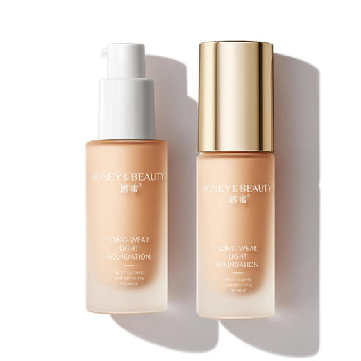 [粉底液]【59.9任选3件 | 赠品粉饼、精华液、护手霜、香薰(4选3)】透蜜 轻薄持妆粉底液20g 商品图3