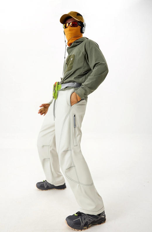 ❤情侣七防轻量弧线工装裤   甄选品质面料，软糯亲肤❗️ ✅防污+抗皱+防风+防水+耐磨+透气 ✅直筒版型，显瘦显高！ 六色可选！M-4XL（90-210斤）1106 商品图4