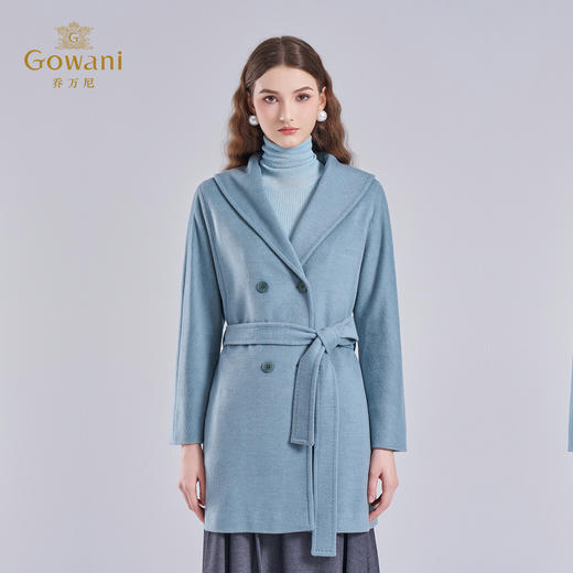 【100%绵羊毛】【高奢澳毛】乔万尼秋冬新品澳毛大衣高级感绵羊毛EI4A566 商品图1