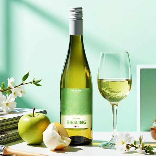 【新品】奥兰艺术家德国雷司令半干白葡萄酒11°750ml 德国莱茵产区原瓶进口 高端白葡萄酒 商品图1