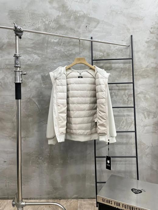 D桑特轻薄拼接连帽情侣羽绒服外套 商品图6