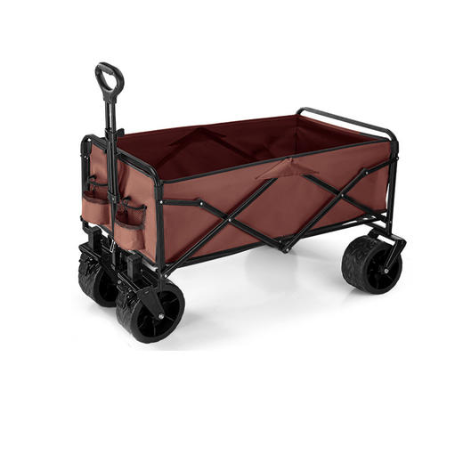 【出行0负担❗️户外野营折叠手推车】很能 “装” ，可放帐篷天幕收纳箱桌椅保温箱睡垫睡袋，露营一车搞定！便携式小拉车超大营地车野餐拉杆拖车L 商品图3