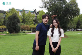 武大校徽POLO衫短袖