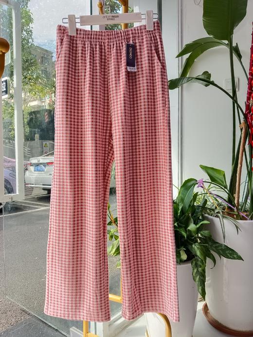 德绒格子长裤舒适透气简约大气12525971-972 商品图5