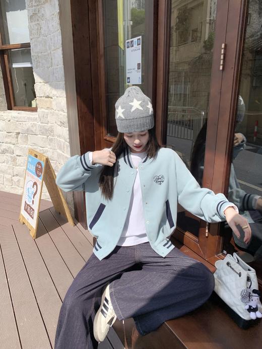 【269元任选2件】现货！成本巨贵，拍下包赚！水蓝色棒球外套 商品图10