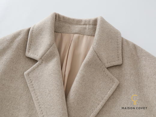 MAISON COVET 双排扣落肩大衣 商品图3