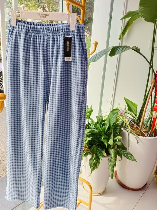 德绒格子长裤舒适透气简约大气12525971-972 商品图6