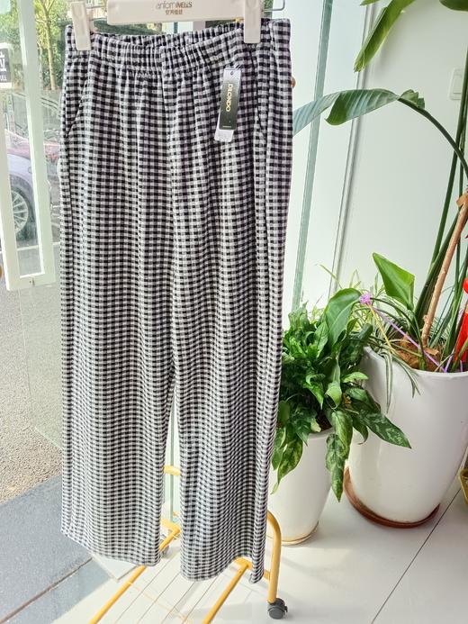 德绒格子长裤舒适透气简约大气12525971-972 商品图7