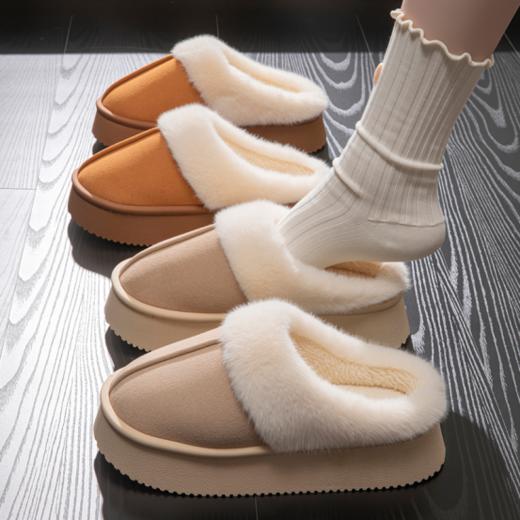 😌寒冬已至，一双温暖舒适的棉拖鞋成了居家必备。💕这款【觅贝思 加厚加绒秋冬棉拖鞋】 📣不仅颜值在线，更以“踩屎感”的柔软体验征服了我的双脚。 商品图3