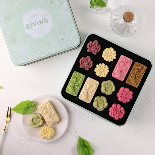 【花食礼】悠享时糕点休闲零食中式点心伴手礼特产绿豆糕364g 商品图0