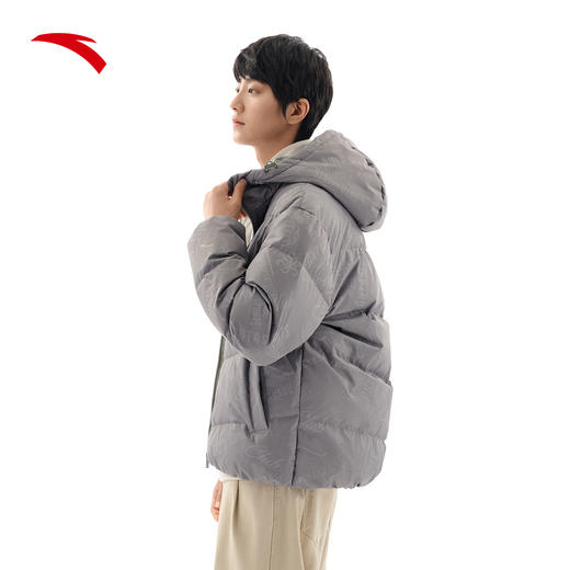安踏连帽运动羽绒服男冬季新款防泼水鸭绒保暖休闲棉服152548911 商品图2