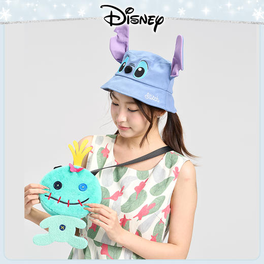 迪士尼疯狂动物城史迪奇尼克朱迪儿童立体耳朵渔夫帽萌趣包包套装6747 6761 6762 商品图1