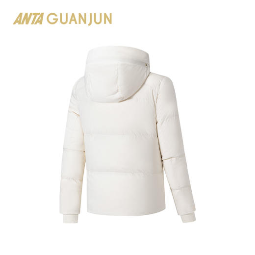 安踏冠军2025冬装新款女士短款羽绒服鹅绒外套面包服162540907 商品图3