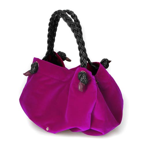 HERBERT LE GRAND CHOUCHOU VELOURS SILK - 玫红色/巧克力色 商品图1