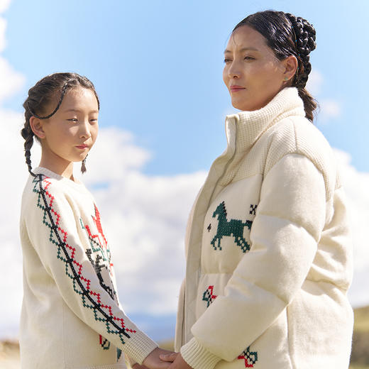 手工哈尼绣羊绒羽绒服  SJF97W238N 商品图3