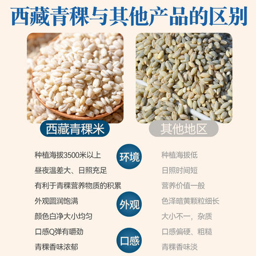 西藏日喀则青稞香米450g 商品图8