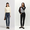 森柔|森马牛仔裤女冬季修身抓毛小脚裤显瘦舒适韩版休闲潮流长裤 商品缩略图4