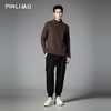 PINLI品立2025秋季新款男士立领纯色百搭打底长袖T恤上衣潮牌体恤GD253111185 商品缩略图3