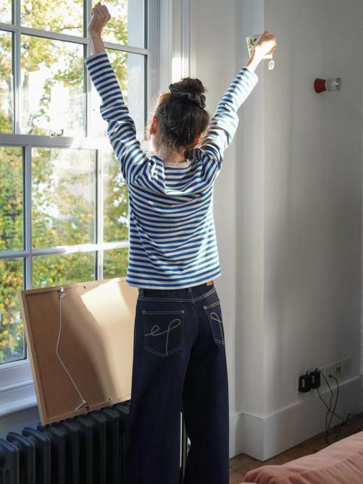 浮生八记/25C197/海魂衫条纹长袖t恤 商品图4