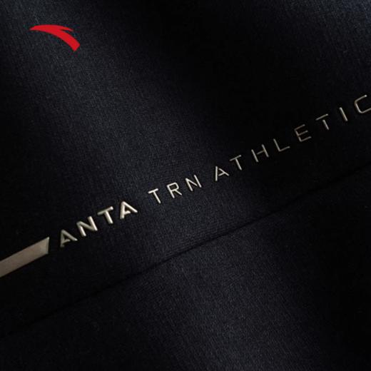 安踏运动长裤男士秋季新款跑步训练黑色束脚裤弹力卫裤152537309N 商品图3