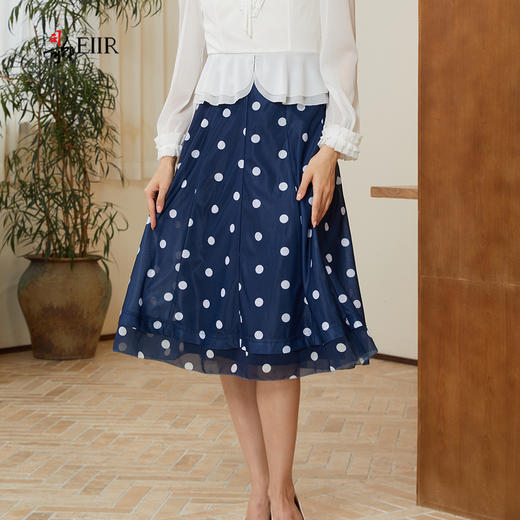 司歌波点弹力半裙伞裙C921244X 商品图0